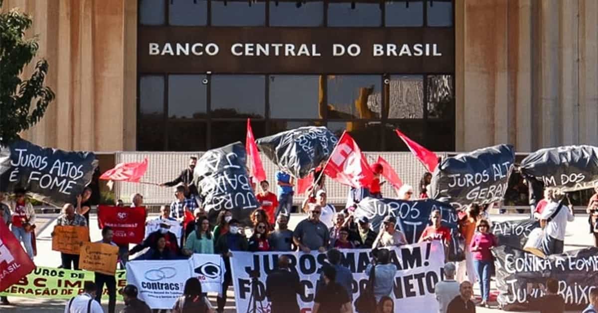 Atos contra os juros altos do Banco Central de Bolsonaro