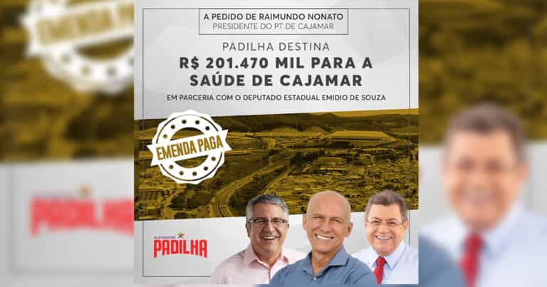 Emenda Padilha Emidio Raimundo Nonato Cajamar Paga 2023