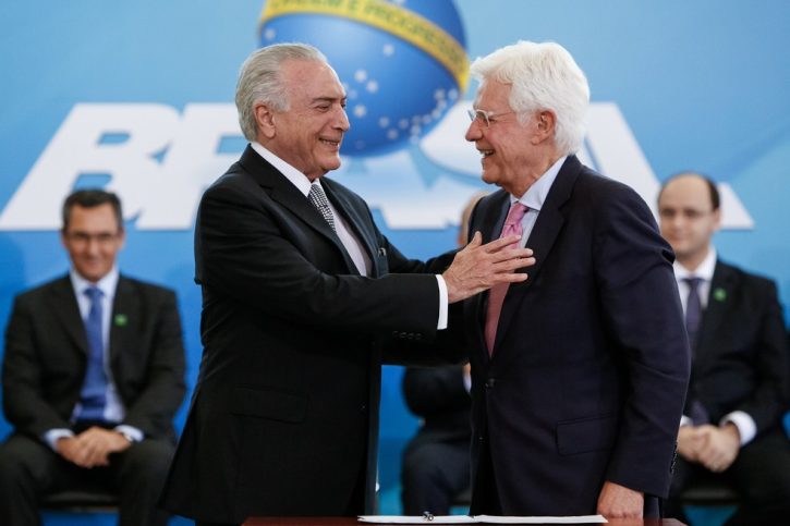 Michel Temer e o Ministro Moreira Franco