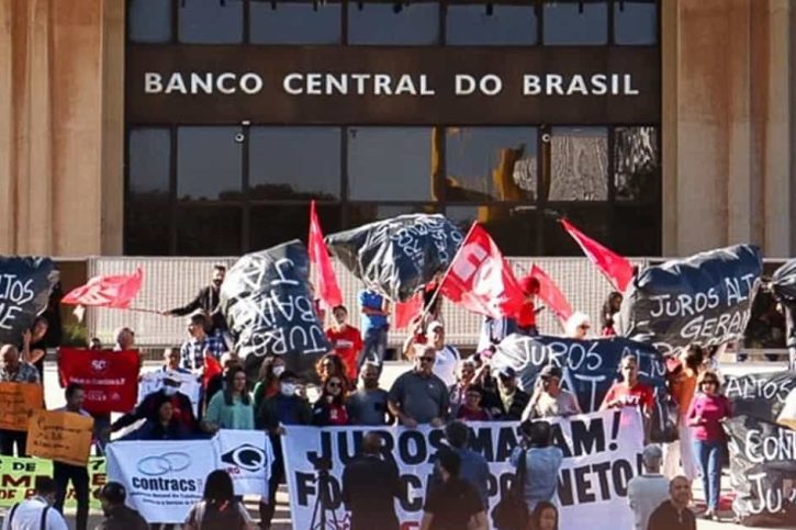 Atos contra os juros altos do Banco Central de Bolsonaro