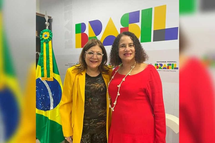 Beth Sahão ministra Luciana Santos
