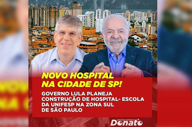 Donato hospital Governo Lula