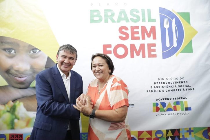 Governadora Fátima Bezerra e ministro Wellington Dias