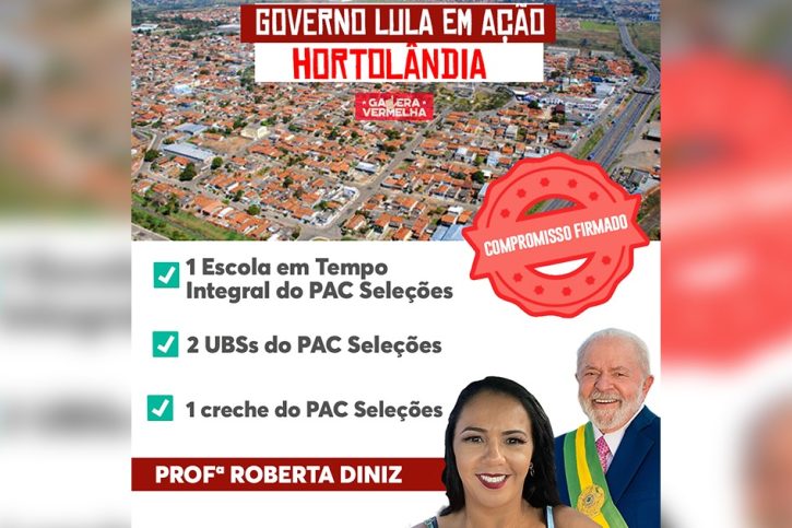 Governo Lula em Ação Professora Roberta Diniz