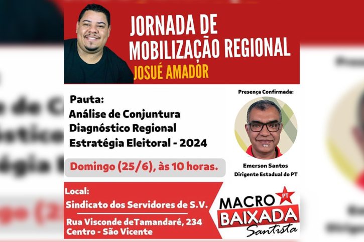 Jornada de Mobilização Regional Macro Baixada Santista
