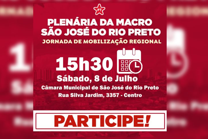Jornada de Mobilização Regional Macro São José do Rio Preto