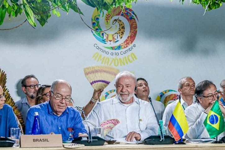 Lula defende protagonismo dos países Amazonia e preservação da floresta