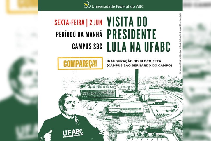 Lula na UFABC em São Bernardo