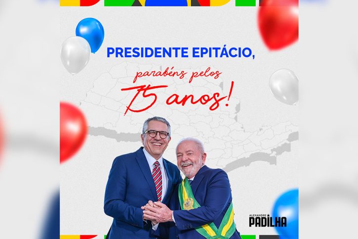 Parabéns Presidente Epitácio