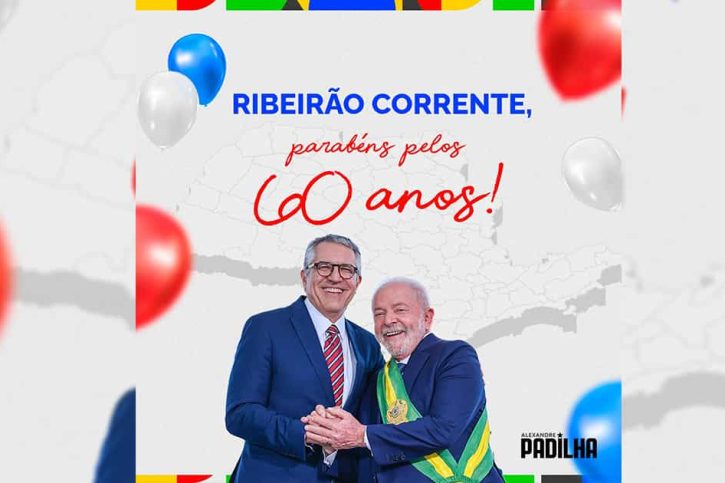 Parabéns Ribeirão Corrente