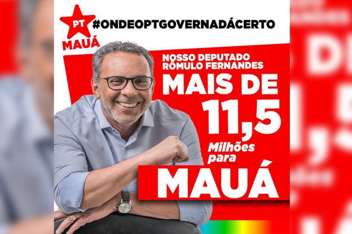Romulo Fernandes destina mais de R$ 11,5 milhões Mauá