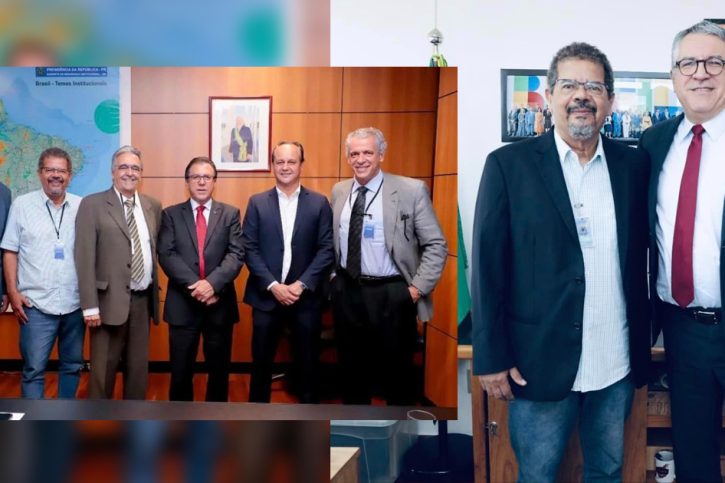 Tião Macedo participa de agendas com ministro Padilha e Marinho