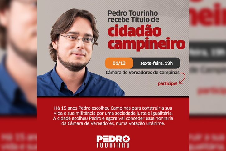 Título de Cidadão para Pedro Tourinho Campinas