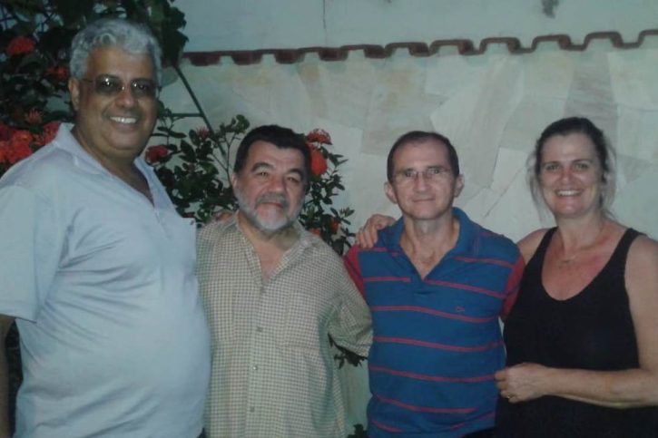 Ernani, José Nunes, Mário e Rosana.