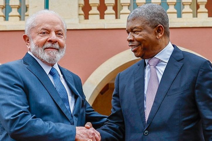presidente Lula na Angola